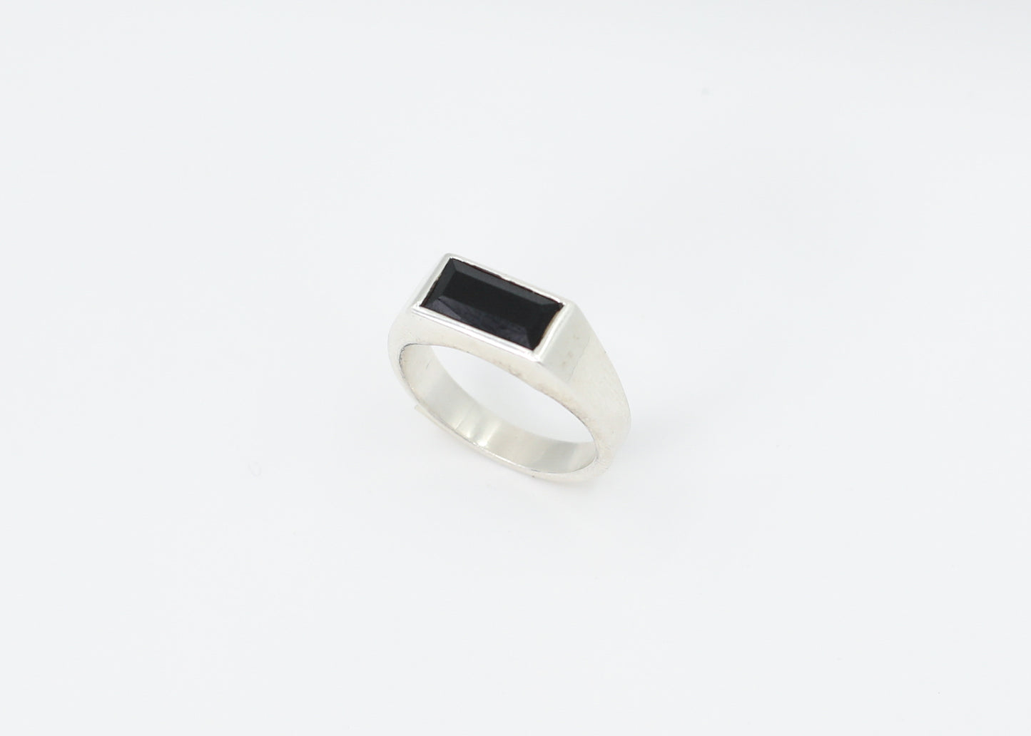 Black Onyx Signet Ring in 925 Silver | A FOR ARPANA I Limited Edition I Relief For Nepal