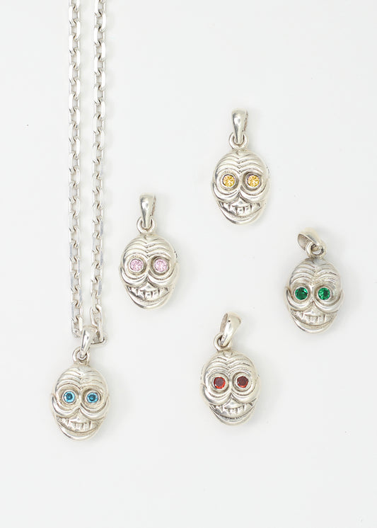 Smiling Skull Pendant | Tibetan Nepali Skull I A FOR ARPANA | Limited Edition | Relief For Nepal