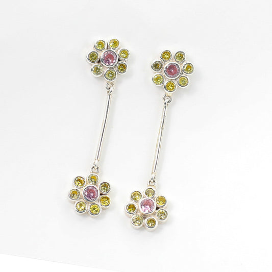 Floral Dangle Earrings