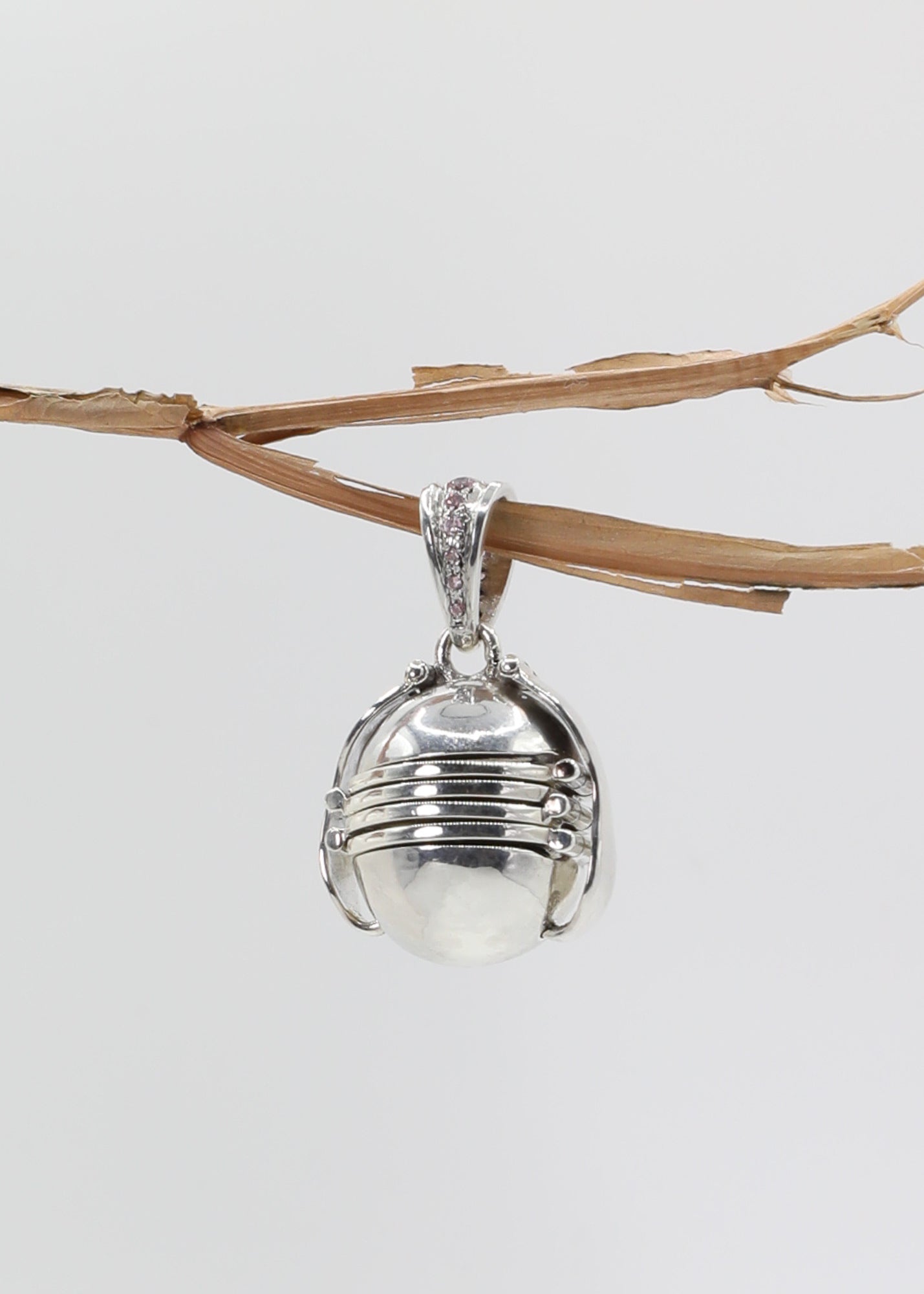 Folded Orb Pendant — 4 Frame Locket