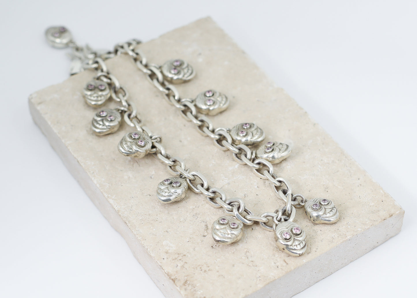 Skull Choker Necklace I Pricing available upon request I Available by made-to-order request only.