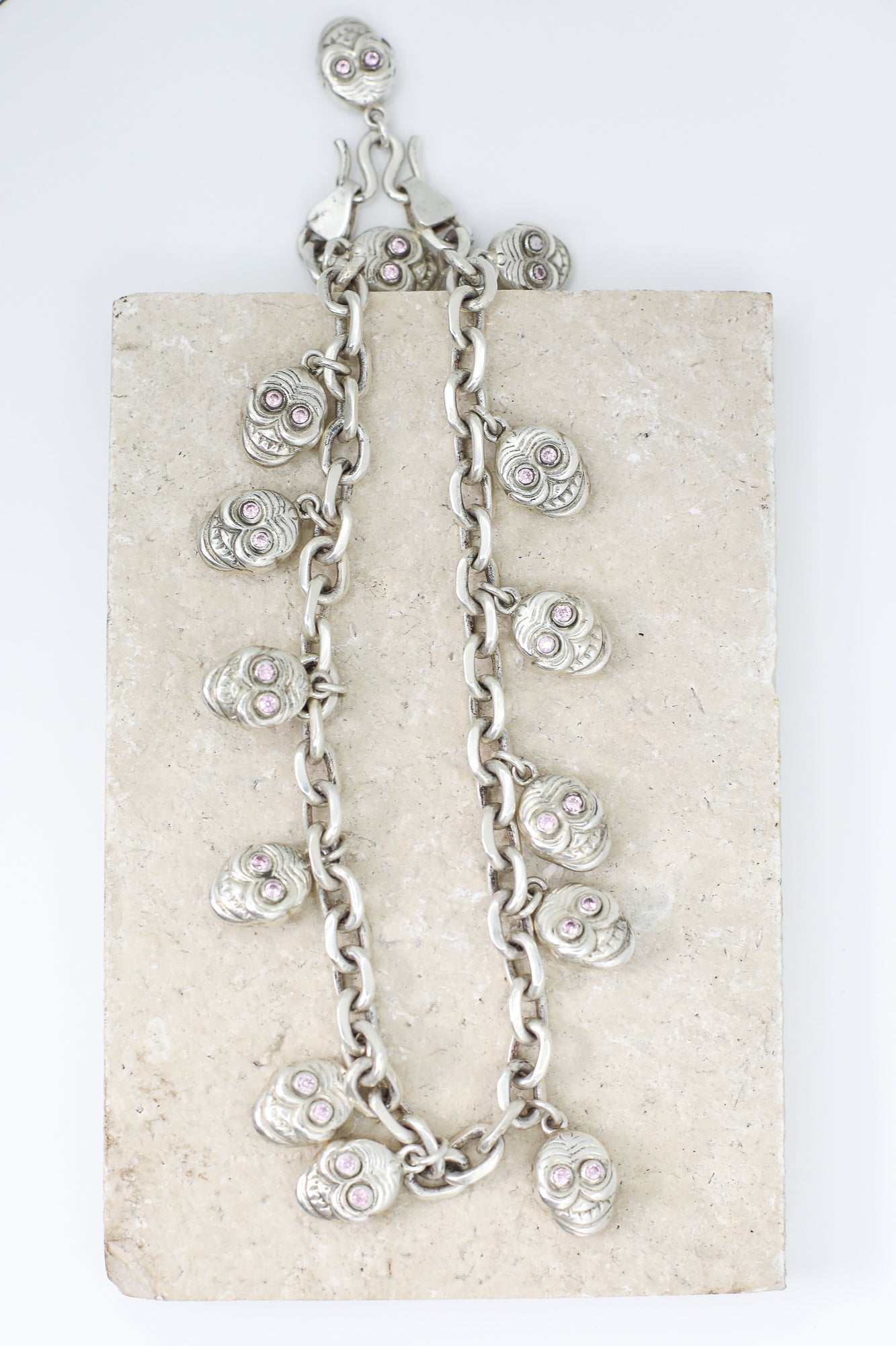 Skull Choker Necklace I Pricing available upon request I Available by made-to-order request only.