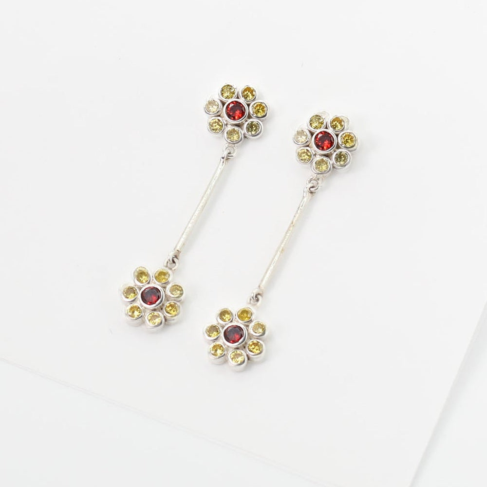Floral Dangle Earrings