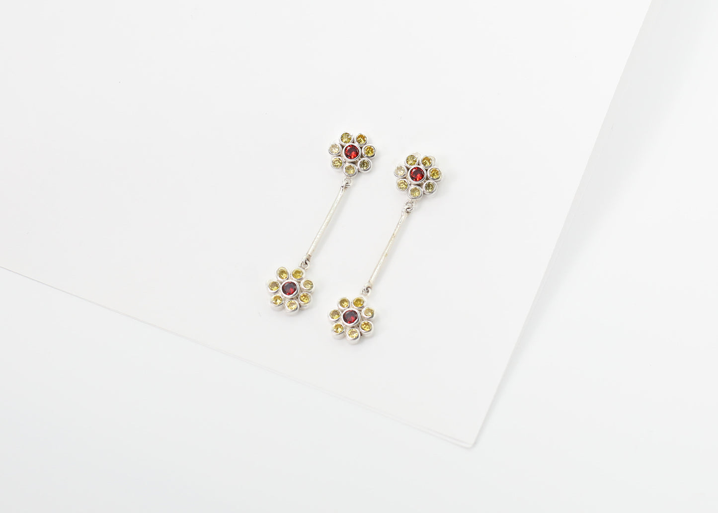 Floral Dangle Earrings