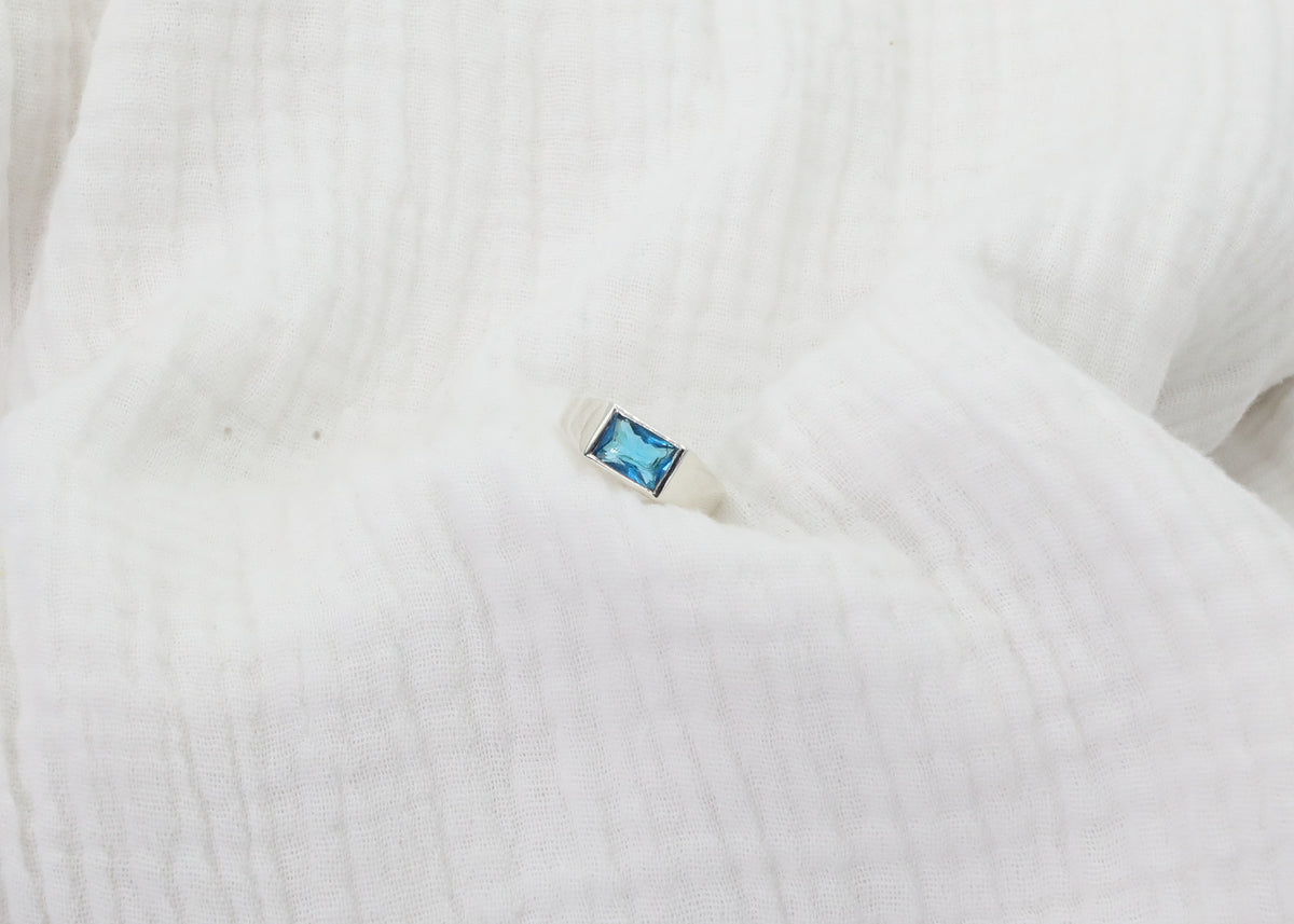 Blue Gemstone Ring | A FOR ARPANA | Limited Edition | Relief For Nepal