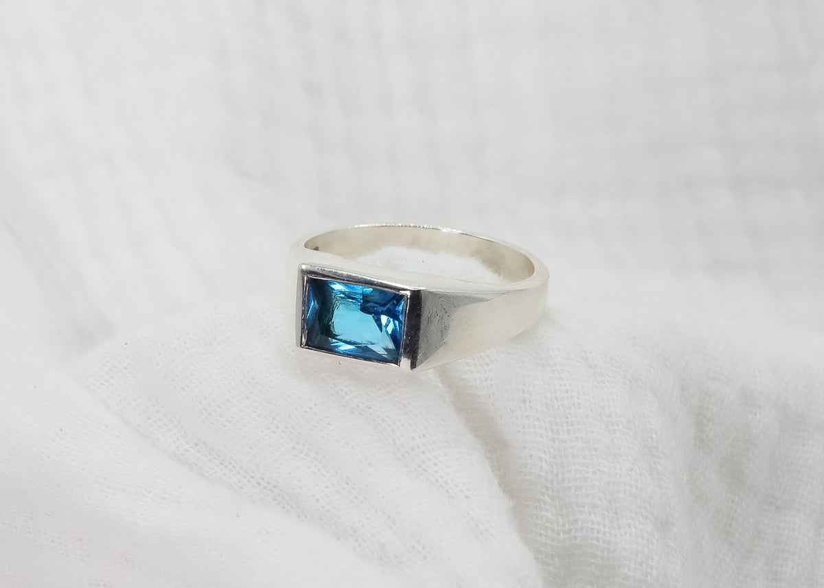 Blue Gemstone Ring | A FOR ARPANA | Limited Edition | Relief For Nepal