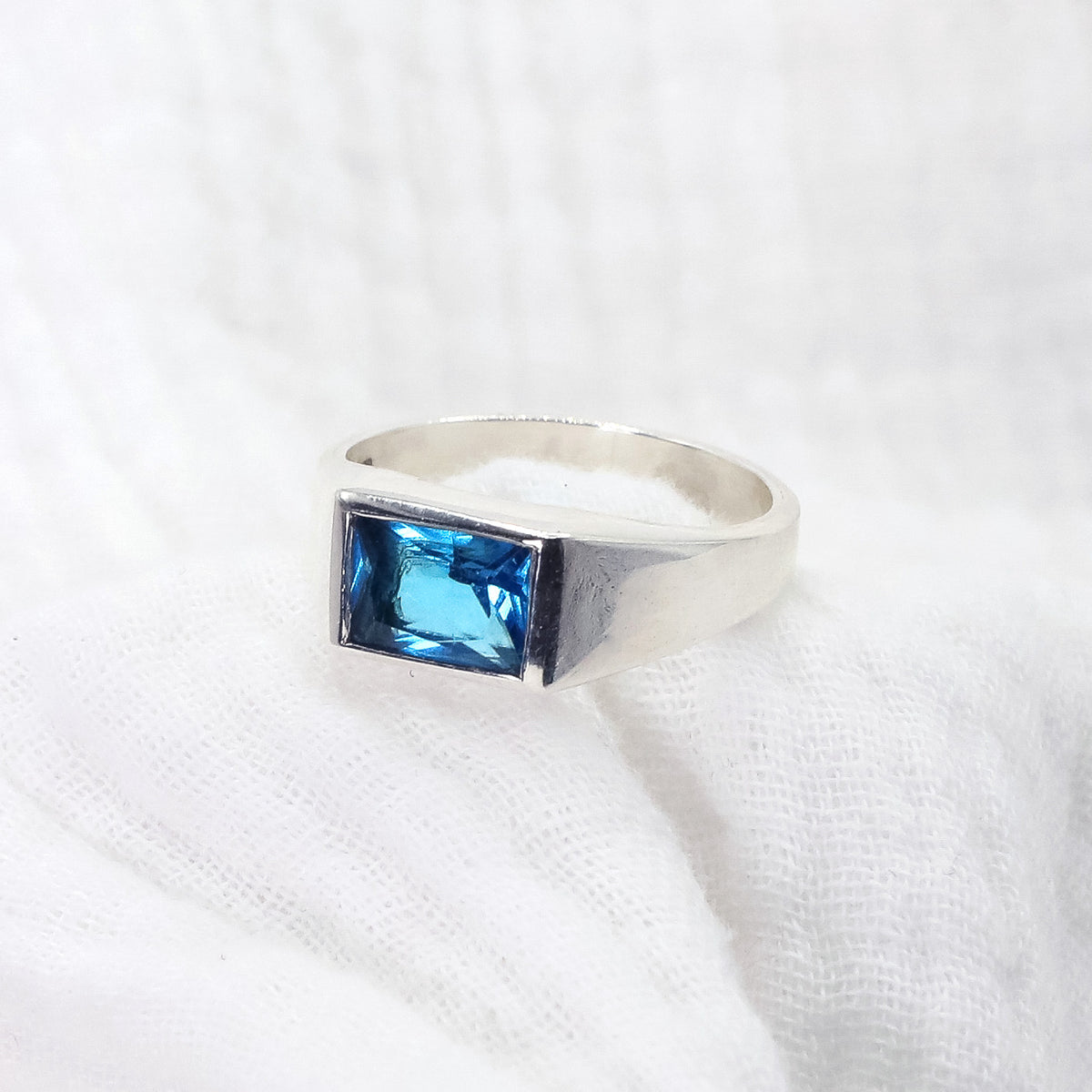 Blue Gemstone Ring | A FOR ARPANA | Limited Edition | Relief For Nepal