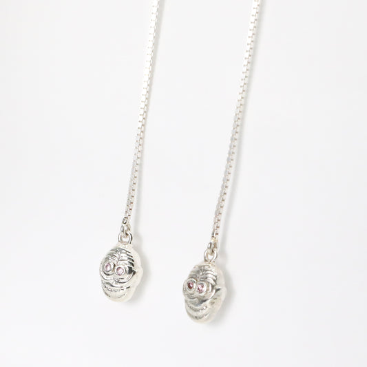 Skull Drop Earrings
