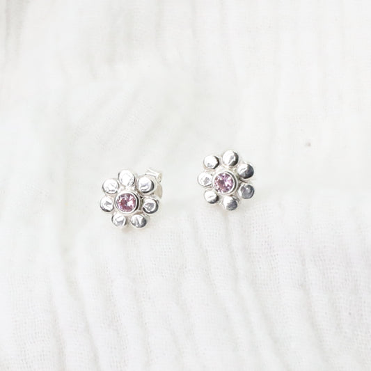 Silver Petals Stud Earrings | A FOR ARPANA | Limited Edition | Relief For Nepal